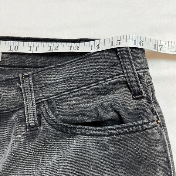 Current Elliott Size 28 Black Distress Skinny Jeans - Picture 6 of 9
